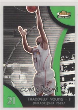 2007-08 Topps Finest - [Base] - Green Refractor #80 - Thaddeus Young /149