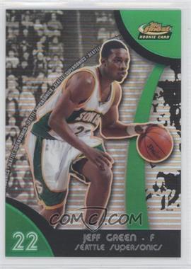 2007-08 Topps Finest - [Base] - Green Refractor #92 - Jeff Green /149