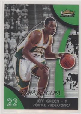 2007-08 Topps Finest - [Base] - Green Refractor #92 - Jeff Green /149