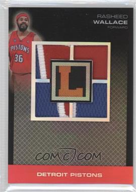 2007-08 Topps Letterman - Authentic Quad Relics - Refractor #QP-RW - Rasheed Wallace /5