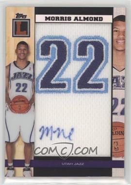 2007-08 Topps Letterman - Autographed Jersey Number Patches - Refractor #JNA-MA - Morris Almond /19 [EX to NM]