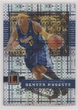 2007-08 Topps Letterman - [Base] - X-Fractor #10 - Carmelo Anthony /25