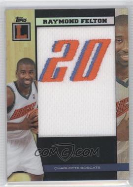 2007-08 Topps Letterman - Jersey Number Patches - Refractor #JNP-RF - Raymond Felton /5