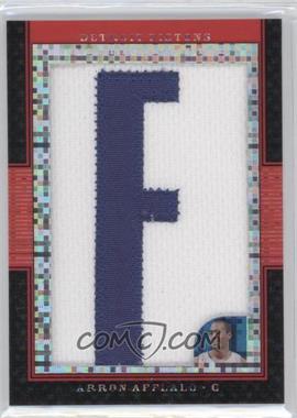 2007-08 Topps Letterman - Letterman Patches - X-Fractor #LP-AA.F - Arron Afflalo (Letter F) /1