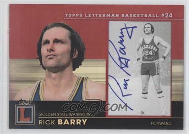 2007-08 Topps Letterman - Scenic Signatures - Refractor #SS-RB - Rick Barry /5