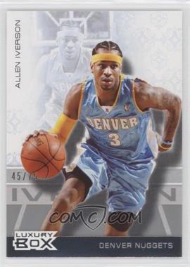 2007-08 Topps Luxury Box - [Base] - Silver #33 - Allen Iverson /75