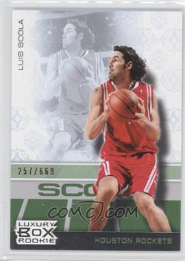 2007-08 Topps Luxury Box - [Base] #68 - Luis Scola /669