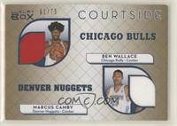 Ben Wallace, Marcus Camby #/75