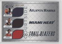 Al Horford, Daequan Cook, Taurean Green #/149