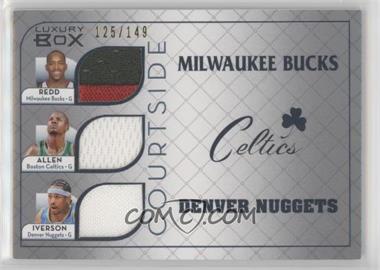 2007-08 Topps Luxury Box - Courtside Triple Relics #CTR RAI - Michael Redd, Ray Allen, Allen Iverson /149