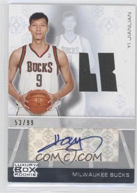 2007-08 Topps Luxury Box - Rookie Autograph Relics #RAR YJ - Yi Jianlian /99