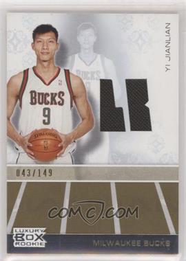 2007-08 Topps Luxury Box - Rookie Relics - Bronze #RR YJ - Yi Jianlian /149