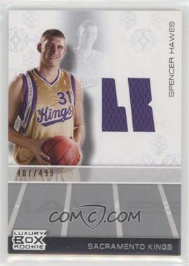 2007-08 Topps Luxury Box - Rookie Relics #RR SH - Spencer Hawes /499