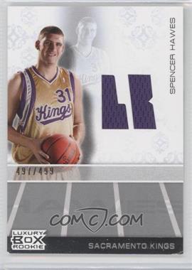 2007-08 Topps Luxury Box - Rookie Relics #RR SH - Spencer Hawes /499