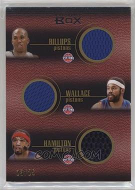 2007-08 Topps Luxury Box - Six Piece Relics - Gold #LB6R-10 - Chauncey Billups, Rasheed Wallace, Richard Hamilton, Caron Butler, Gilbert Arenas, Antawn Jamison /25