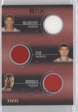 2007-08 Topps Luxury Box - Six Piece Relics #LB6R-9 - Tracy McGrady, Yao Ming, Aaron Brooks, Mike Conley, Mike Miller, Rudy Gay /75