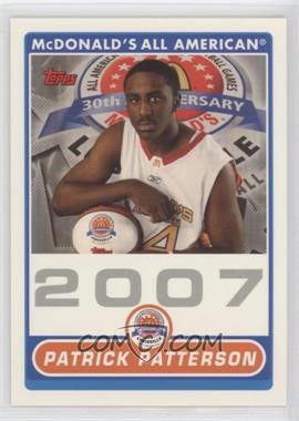 2007-08 Topps McDonald's All American - Player Issue #PP - Patrick Patterson