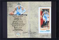 Carmelo Anthony #/999