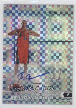 2007-08 Topps Stadium Club - [Base] - X-Fractor Rookie Autographs #108 - Brandan Wright