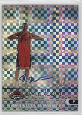 2007-08 Topps Stadium Club - [Base] - X-Fractor Rookie Autographs #108 - Brandan Wright