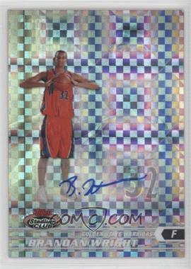 2007-08 Topps Stadium Club - [Base] - X-Fractor Rookie Autographs #108 - Brandan Wright