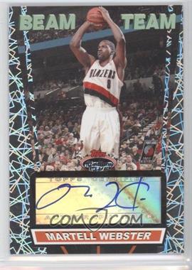 2007-08 Topps Stadium Club - Beam Team - Autographs #BTA-MWE - Martell Webster