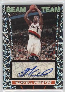 2007-08 Topps Stadium Club - Beam Team - Autographs #BTA-MWE - Martell Webster