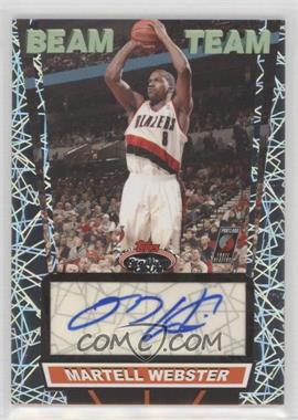 2007-08 Topps Stadium Club - Beam Team - Autographs #BTA-MWE - Martell Webster