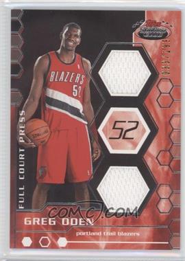 2007-08 Topps Stadium Club - Full Court Press Relics - Dual #FCPDR-GO - Greg Oden /199