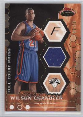 2007-08 Topps Stadium Club - Full Court Press Relics - Gold #FCPTR-WC - Wilson Chandler /50 [Noted]