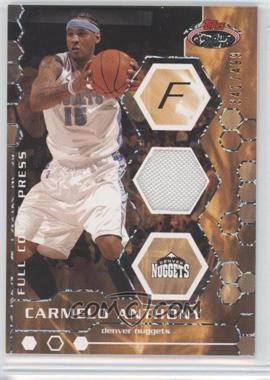 2007-08 Topps Stadium Club - Full Court Press Relics #FCPR-CA - Carmelo Anthony /499