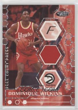 2007-08 Topps Stadium Club - Full Court Press Relics #FCPR-DWI - Dominique Wilkins /499