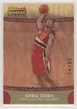 2007-08 Topps Trademark Moves - [Base] - Red #52 - Rookie - Greg Oden /50