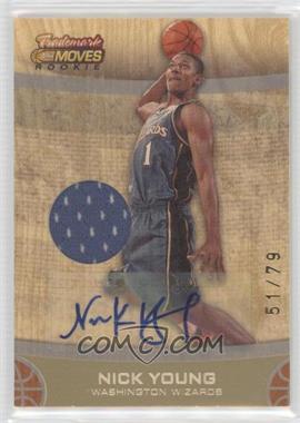 2007-08 Topps Trademark Moves - [Base] - Wood Relics Ink #73 - Rookie - Nick Young /79