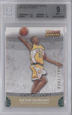 2007-08 Topps Trademark Moves - [Base] #61 - Rookie - Kevin Durant /1999 [BGS 9 MINT]