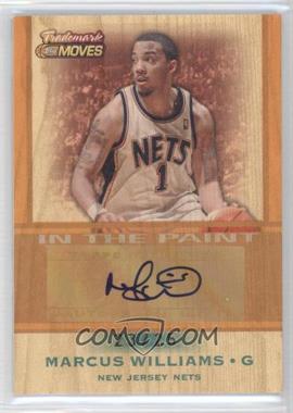 2007-08 Topps Trademark Moves - Trademark Ink - Orange In the Paint #TI-MW - Marcus Williams /25