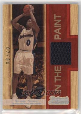 2007-08 Topps Trademark Moves - Trademark Relics - Red In the Paint #TR-GA - Gilbert Arenas /50