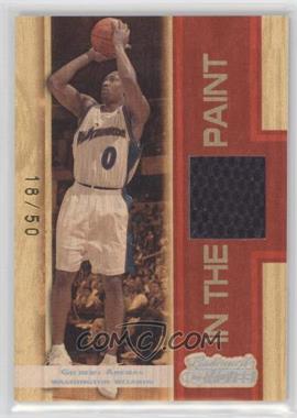 2007-08 Topps Trademark Moves - Trademark Relics - Red In the Paint #TR-GA - Gilbert Arenas /50