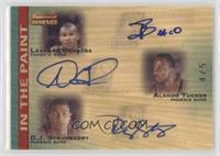 Leandro Barbosa, Alando Tucker, D.J. Strawberry #/5