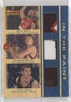 Greg Oden, Spencer Hawes, Jason Smith #/25