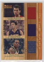 Andrea Bargnani, Jordan Farmar, Randy Foye #/99