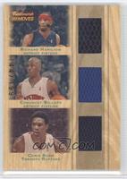 Richard Hamilton, Chauncey Billups, Chris Bosh #/199