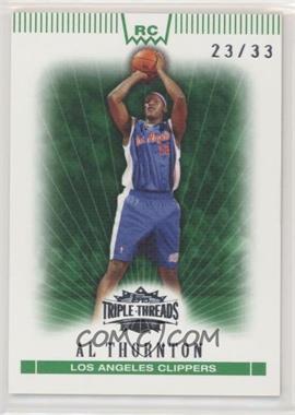 2007-08 Topps Triple Threads - [Base] - Emerald #136 - Al Thornton /33