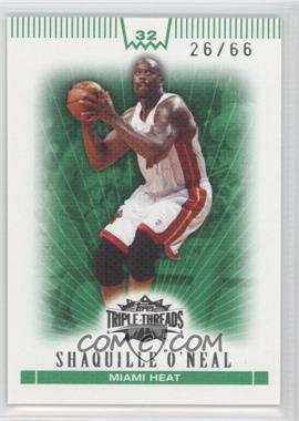 2007-08 Topps Triple Threads - [Base] - Emerald #32 - Shaquille O'Neal /66