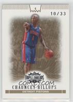 Chauncey Billups #/33