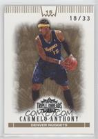 Carmelo Anthony #/33