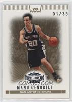 Manu Ginobili #/33