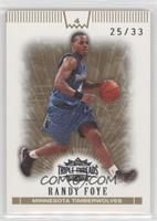 Randy Foye #/33