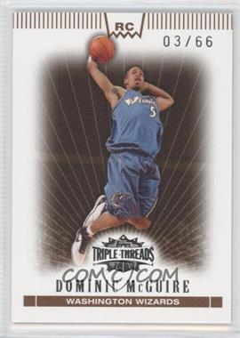 2007-08 Topps Triple Threads - [Base] - Sepia #122 - Dominic McGuire /66