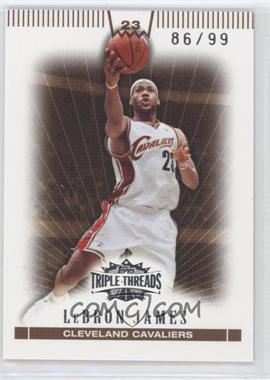 2007-08 Topps Triple Threads - [Base] - Sepia #23 - LeBron James /99